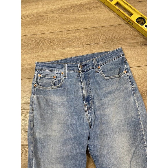 Levi's Men's Lot 502 Premium Jeans Size 33 x 32 Blue Jeans Big E Red Tab - Picture 3 of 9